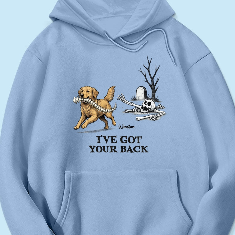 I've Got Your Back Dog Stealing Backbone - Personalized Shirt - Funny Halloween Costume For Dog Lovers