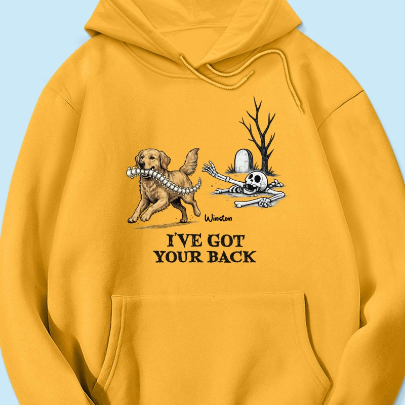 I've Got Your Back Dog Stealing Backbone - Personalized Shirt - Funny Halloween Costume For Dog Lovers