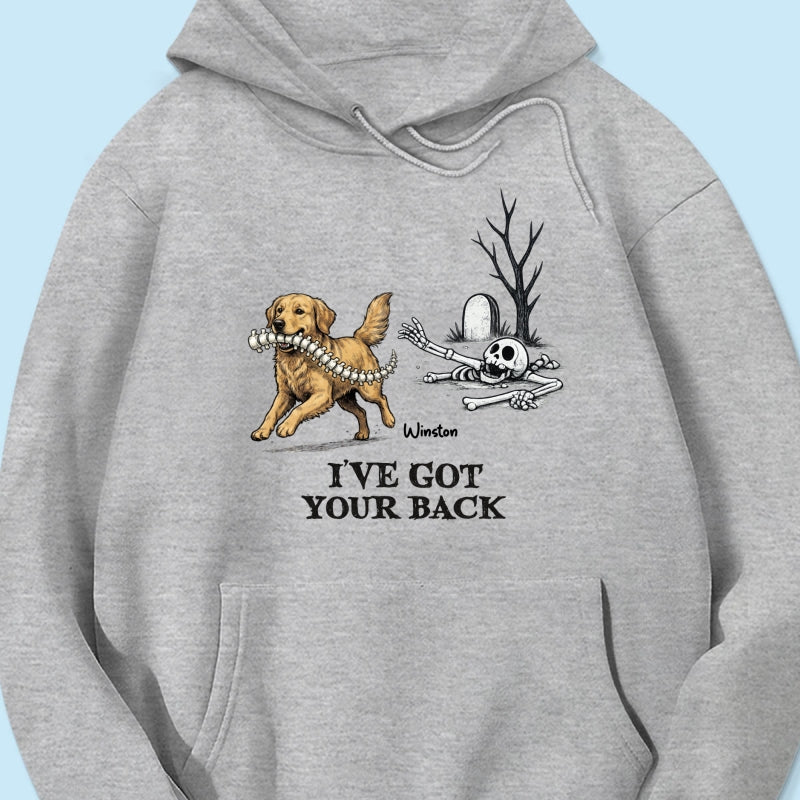 I've Got Your Back Dog Stealing Backbone - Personalized Shirt - Funny Halloween Costume For Dog Lovers