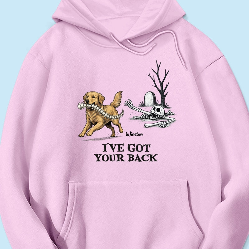 I've Got Your Back Dog Stealing Backbone - Personalized Shirt - Funny Halloween Costume For Dog Lovers