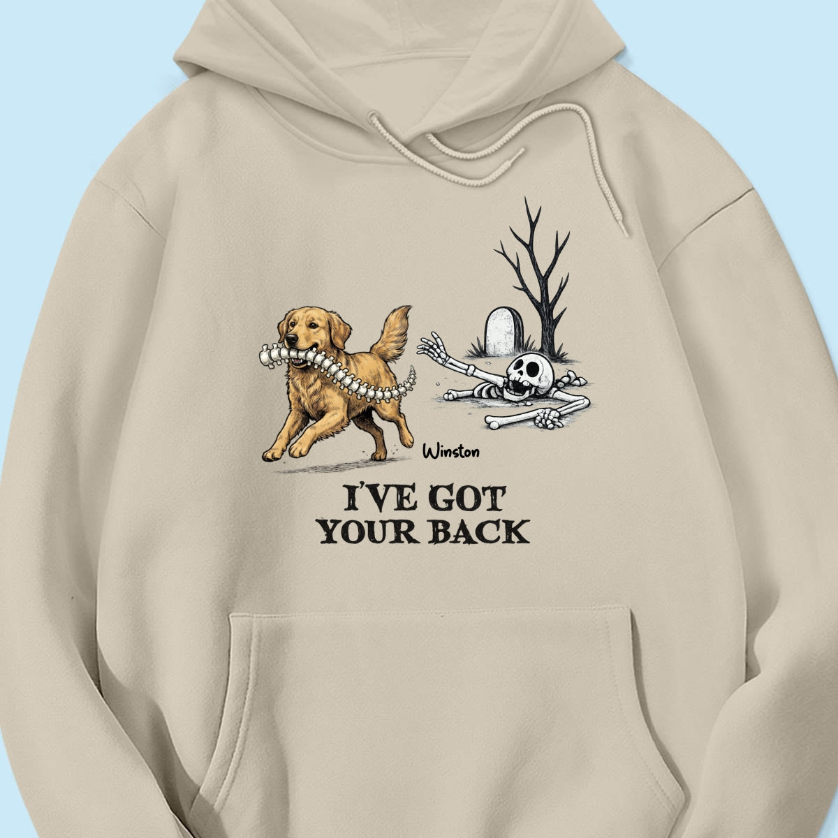 I've Got Your Back Dog Stealing Backbone - Personalized Shirt - Funny Halloween Costume For Dog Lovers