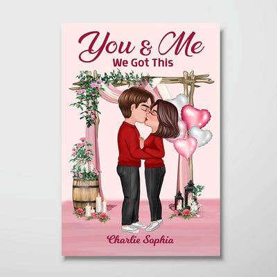 Couple Together Personalized Poster - Valentine‘s Day Gift For Him, For Her
