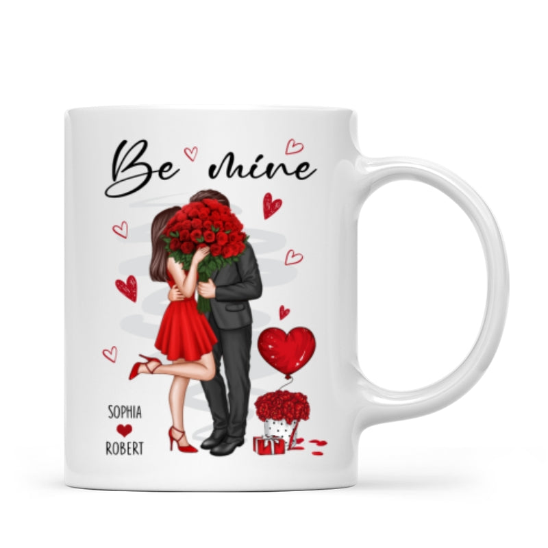 Be Mine Elegant Couple Personalized Mug