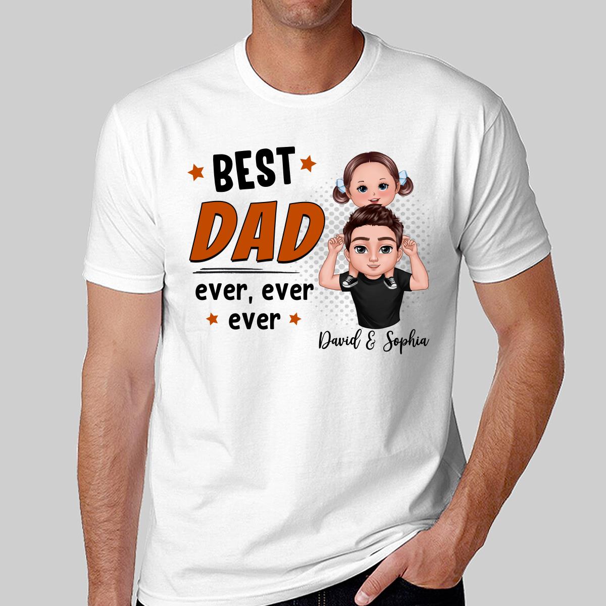Doll Dad And Kid Piggyback This Dad Belongs To Doll Kids Personalized Shirt