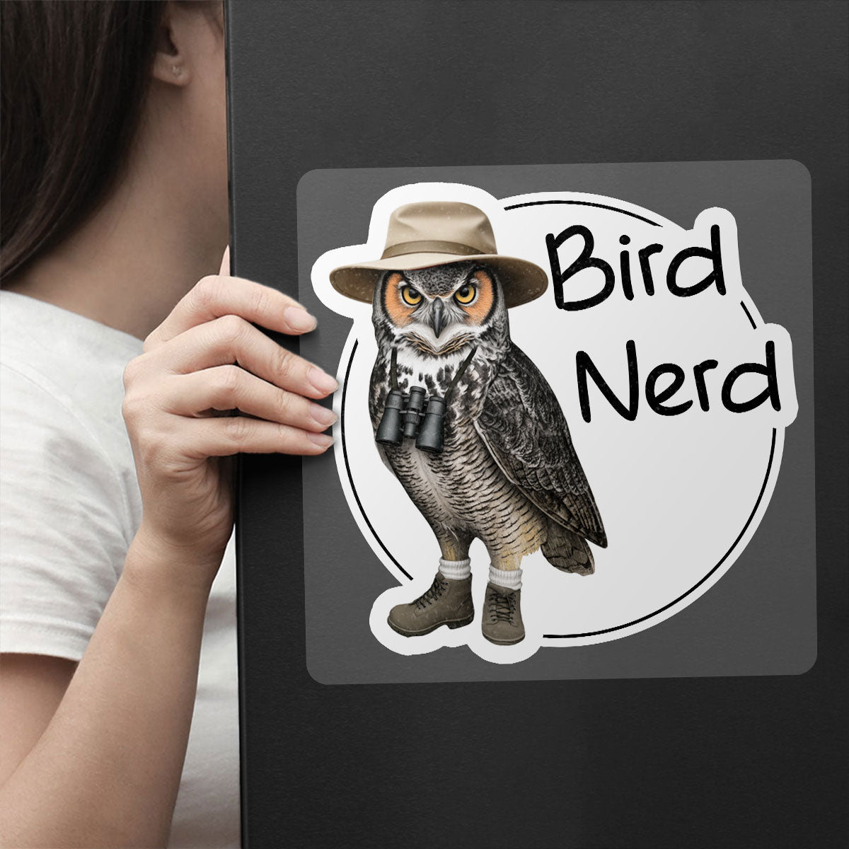 Bird Nerd Funny Bird Watcher Twitcher Gift for Bird Lover Personalized Car Sticker Decal
