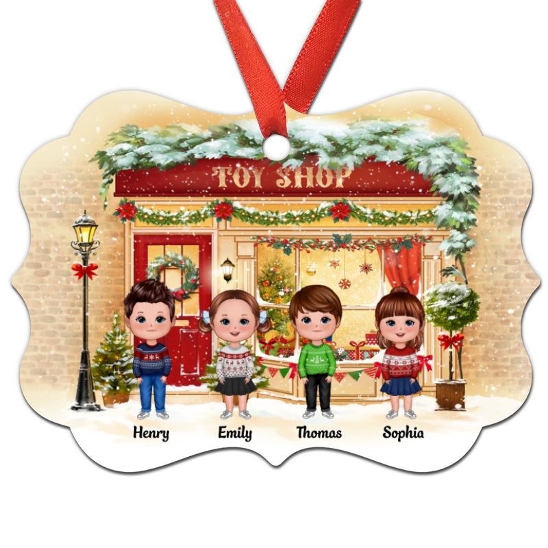 Doll Kids Toy Shop Personalized Christmas Ornament