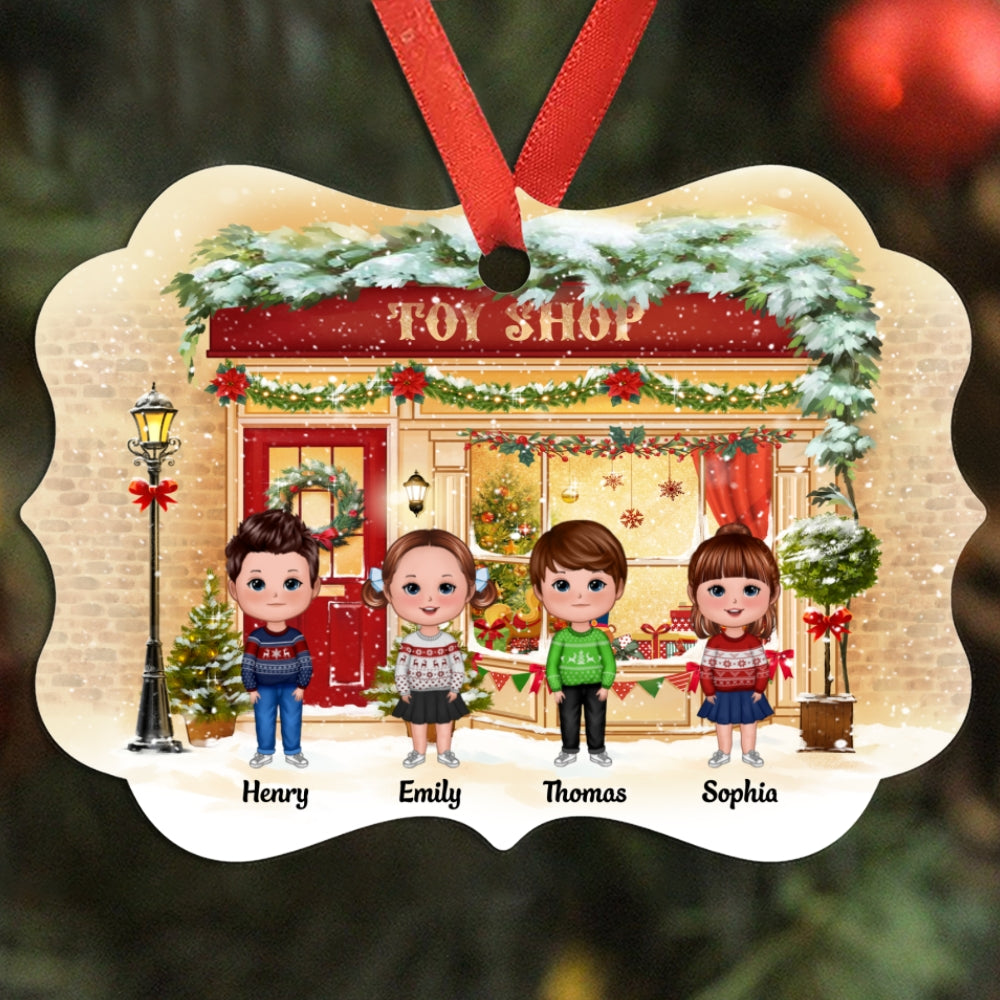 Doll Kids Toy Shop Personalized Christmas Ornament