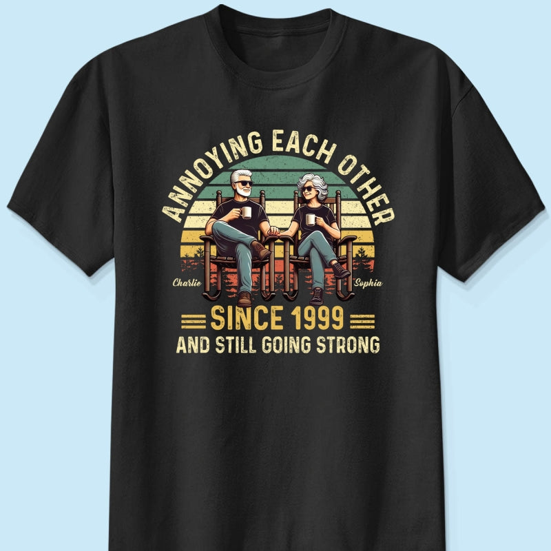 Old Couple Annoying Each Other And Still Going Strong, Funny Matching Tee Shirts for Couple,  Gift for him, Gift for her