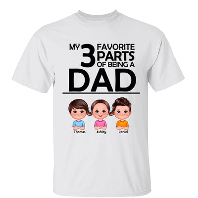 My Favorite Part Of Being A Dad Grandpa Personalized Shirt