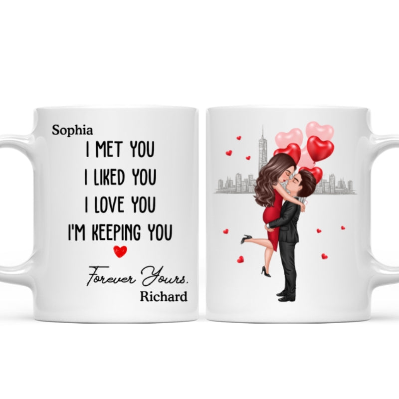 Forever Yours Couple Anniversary Gift  Personalized Mug