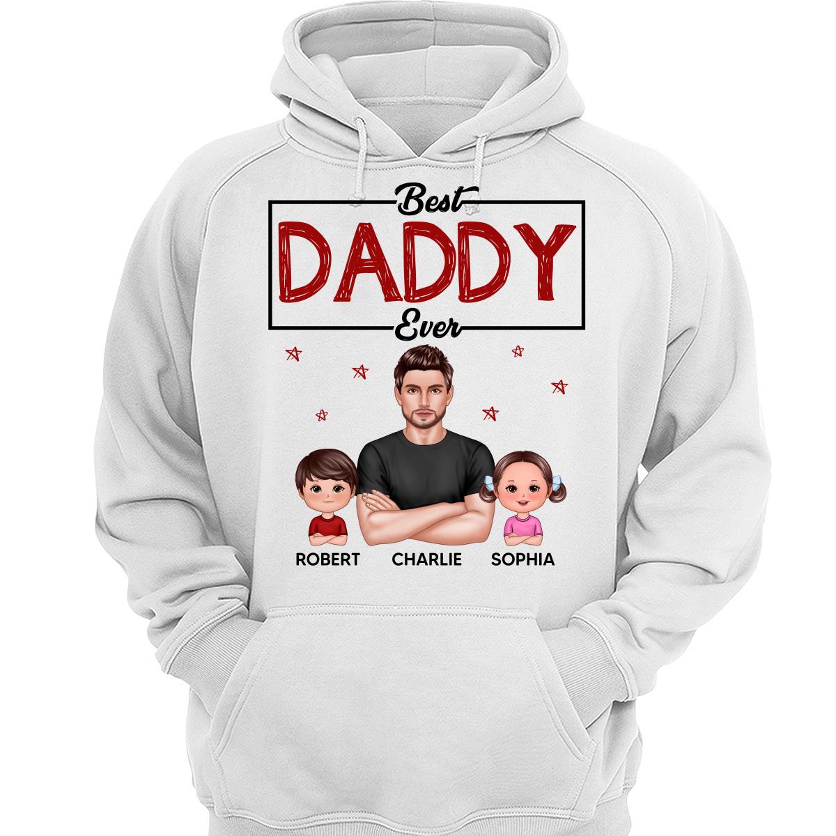 Best Dad Grandpa Uncle Ever Real Man And Kids Personalized Shirt