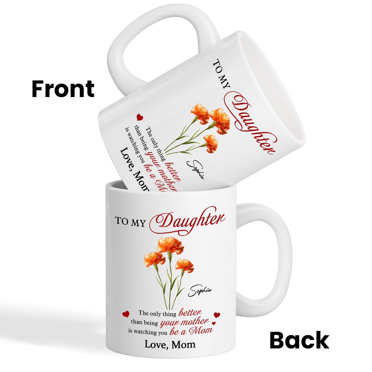 Birth Flower The Only Thing Better Personalized Mug