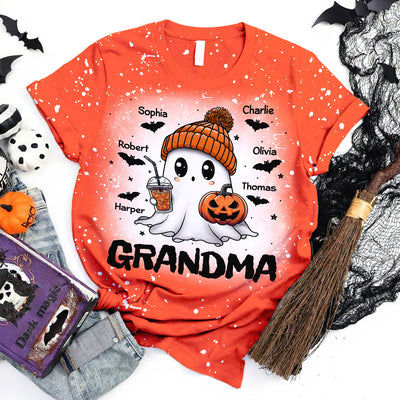 Boo Grandma Fall Season Halloween Personalized 3D Shirt
