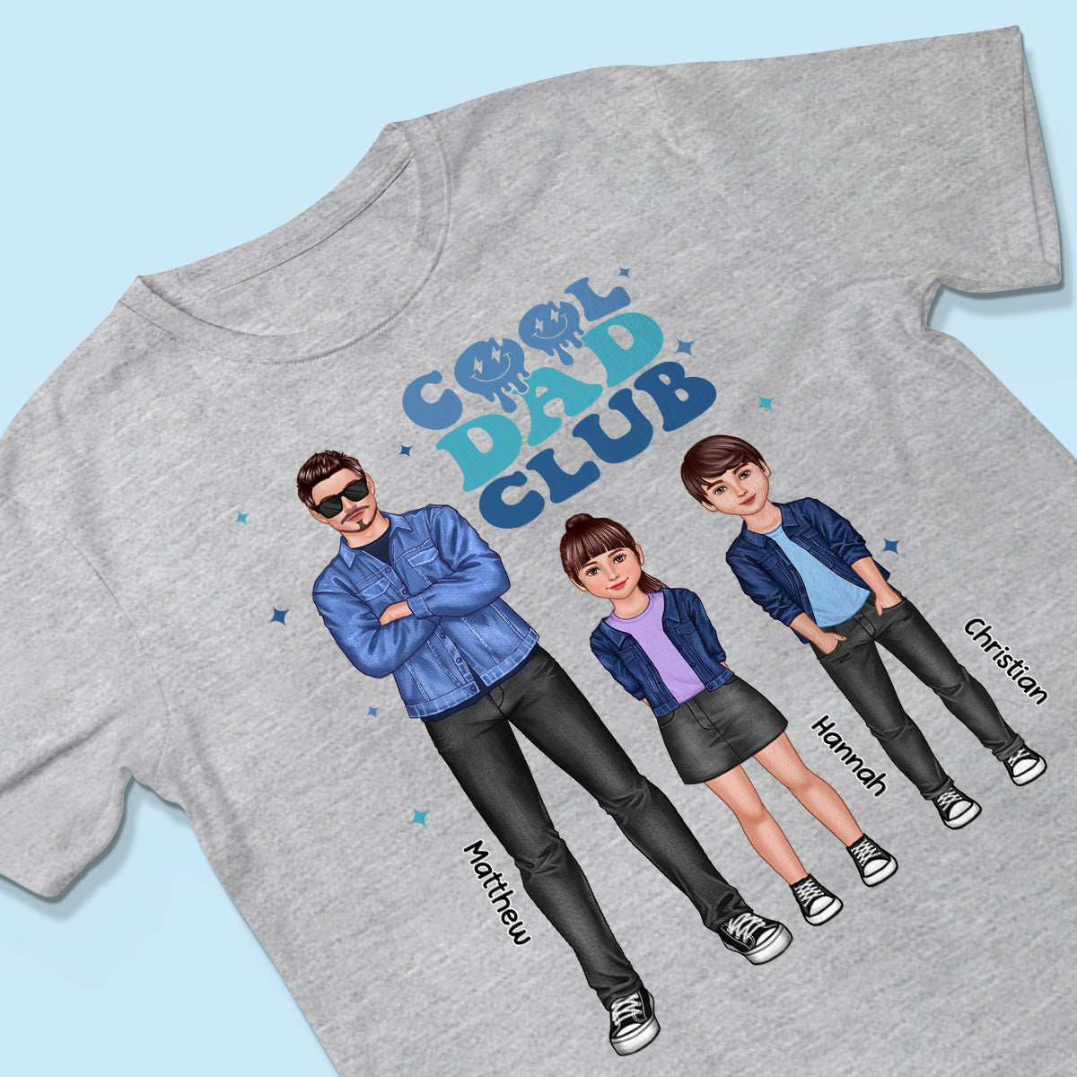 Cool Dad Club Personalized Shirt