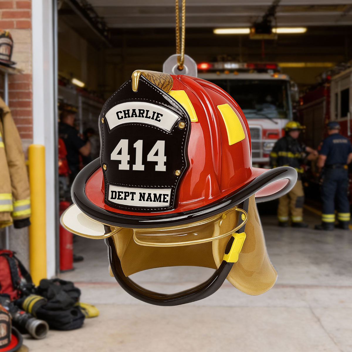 Christmas Firefighter Card Upsell - CD