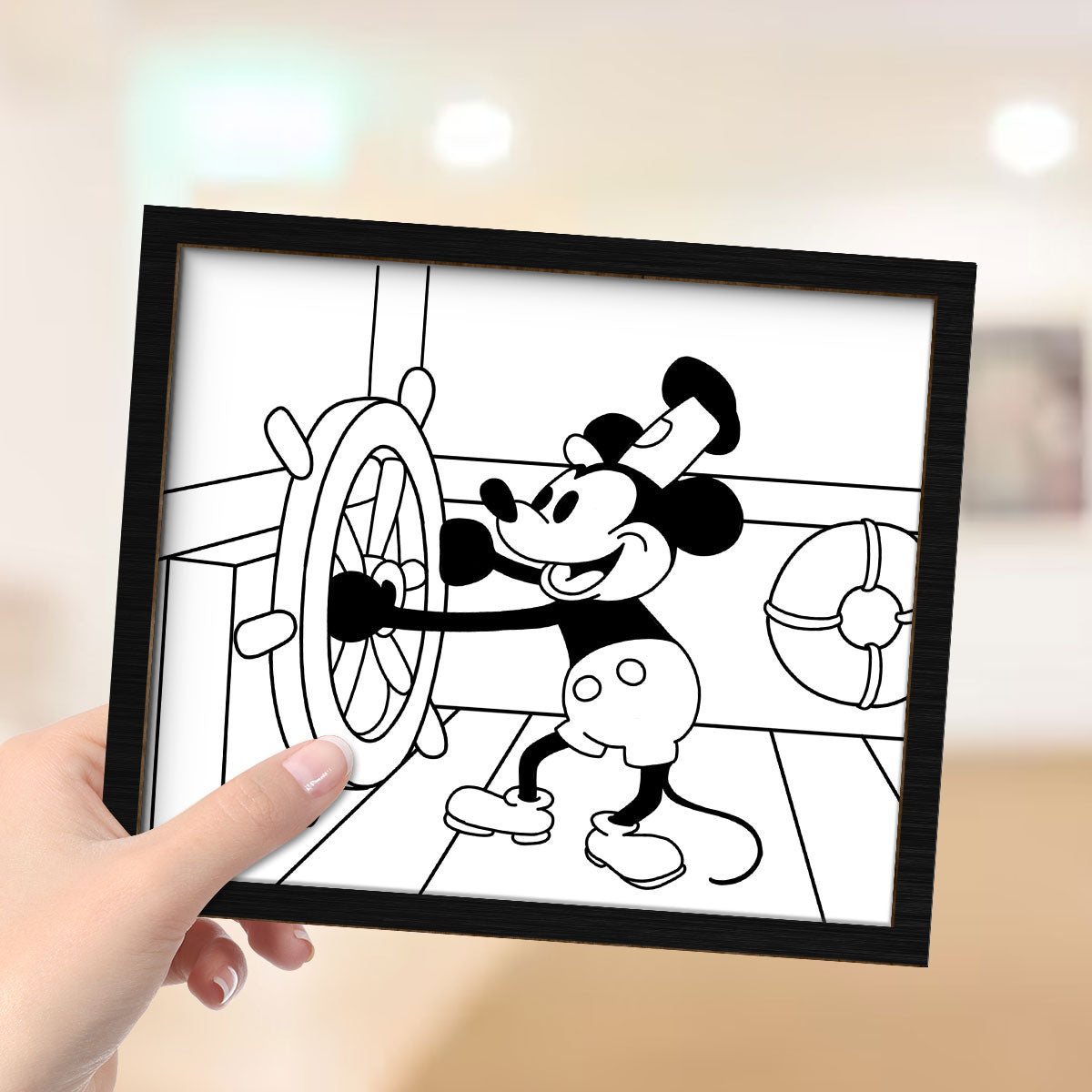 Famous Cartoon Character Personalized 2-Layer Wooden Plaque