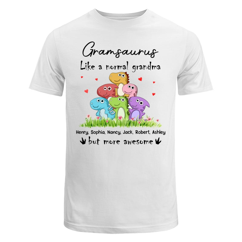 Grandmasaurus Colorful Dinosaurs Mom Grandma Personalized Shirt