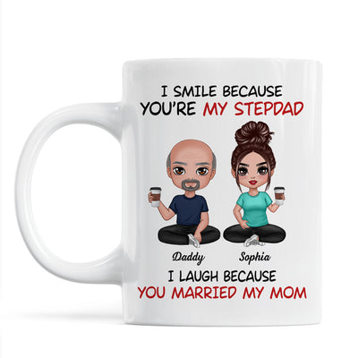 I Smile Because You‘re My Stepdad Personalized Mug