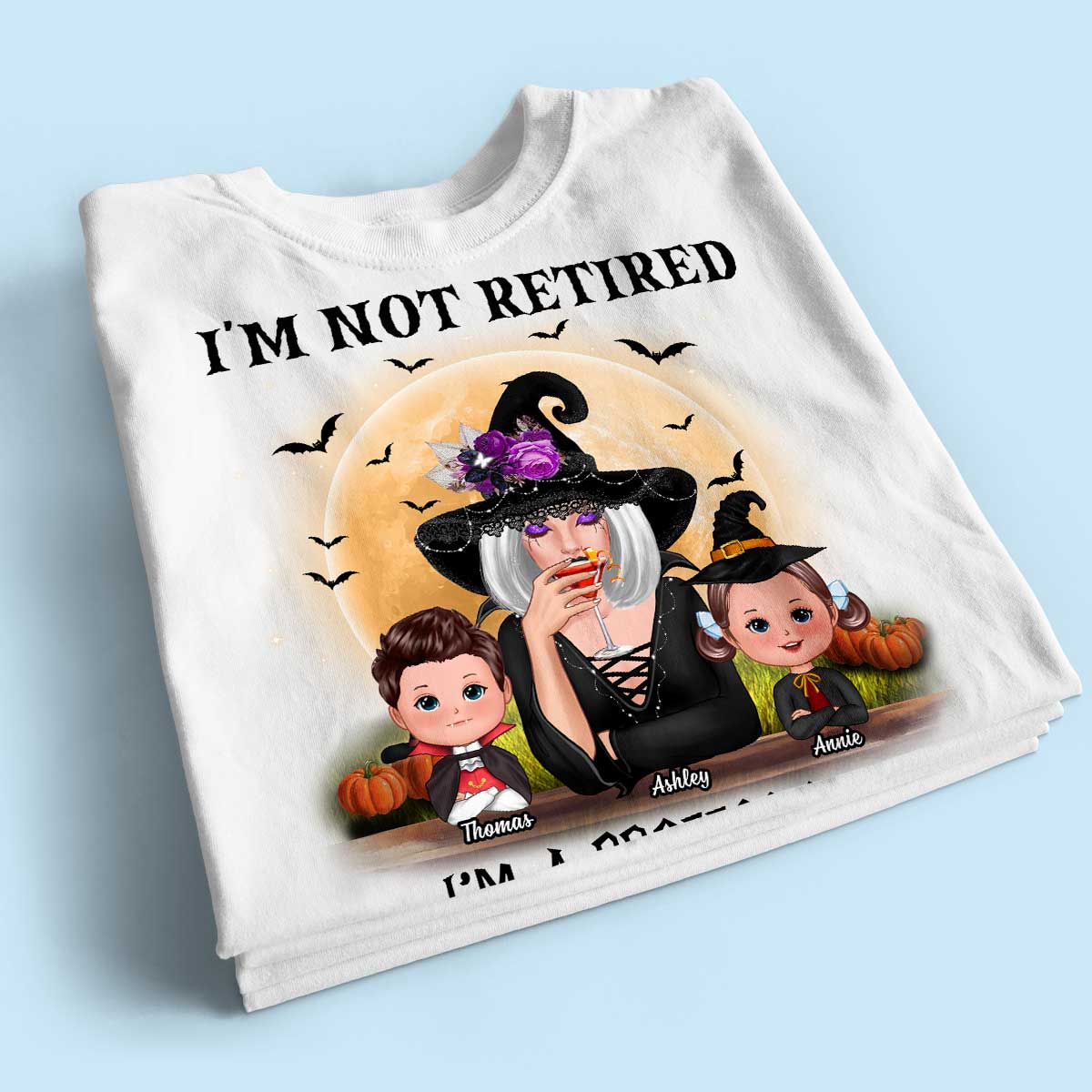 Professional Grandma Witch Halloween Personalized Shirt