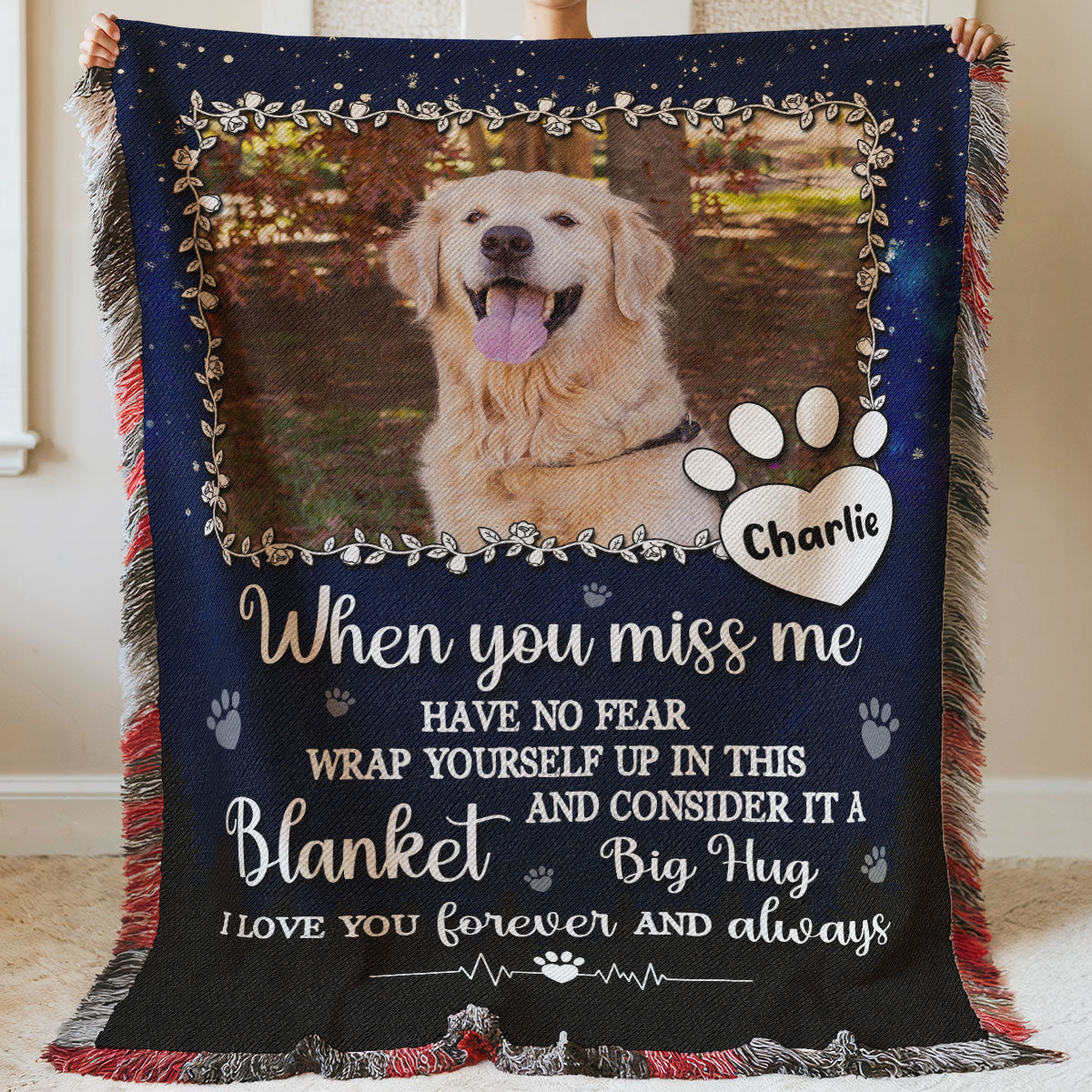 Tapestry Woven Blanket