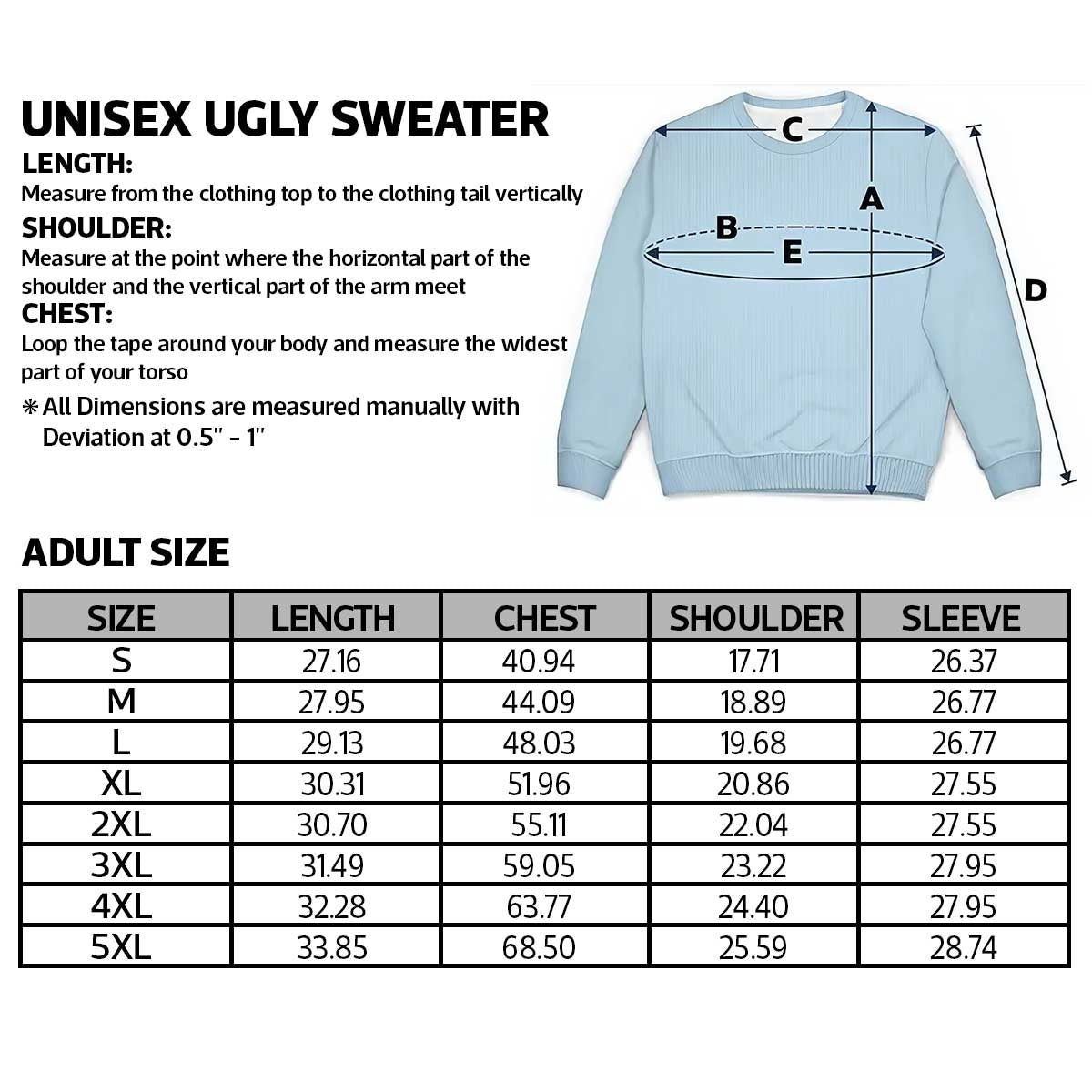 Christmas Funny Design - Personalized Ugly Sweater - Gift For Husband, Wife, Friends