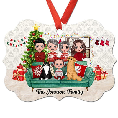 Big Family Gathering Personalized Christmas Ornament