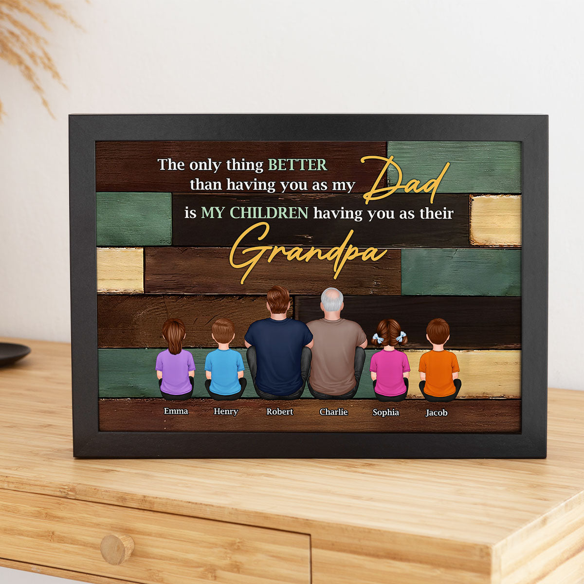 Grandpa The Only Thing Better Than Having You As Dad Personalized Poster, Father's Day gift for Dad from Daughter, from Son