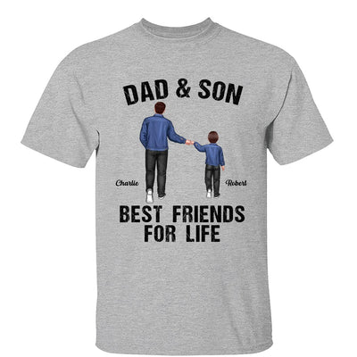 Dad Grandpa Kids Punch Hands Best Friends For Life Personalized Shirt