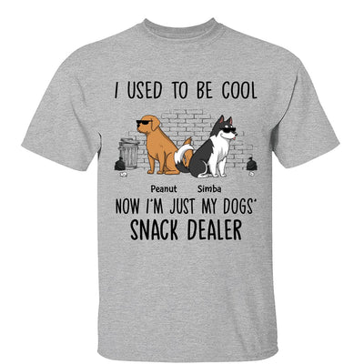 Dog Mom Dog Dad Snack Dealer Funny Dogs Cartoon Personalized Shirt