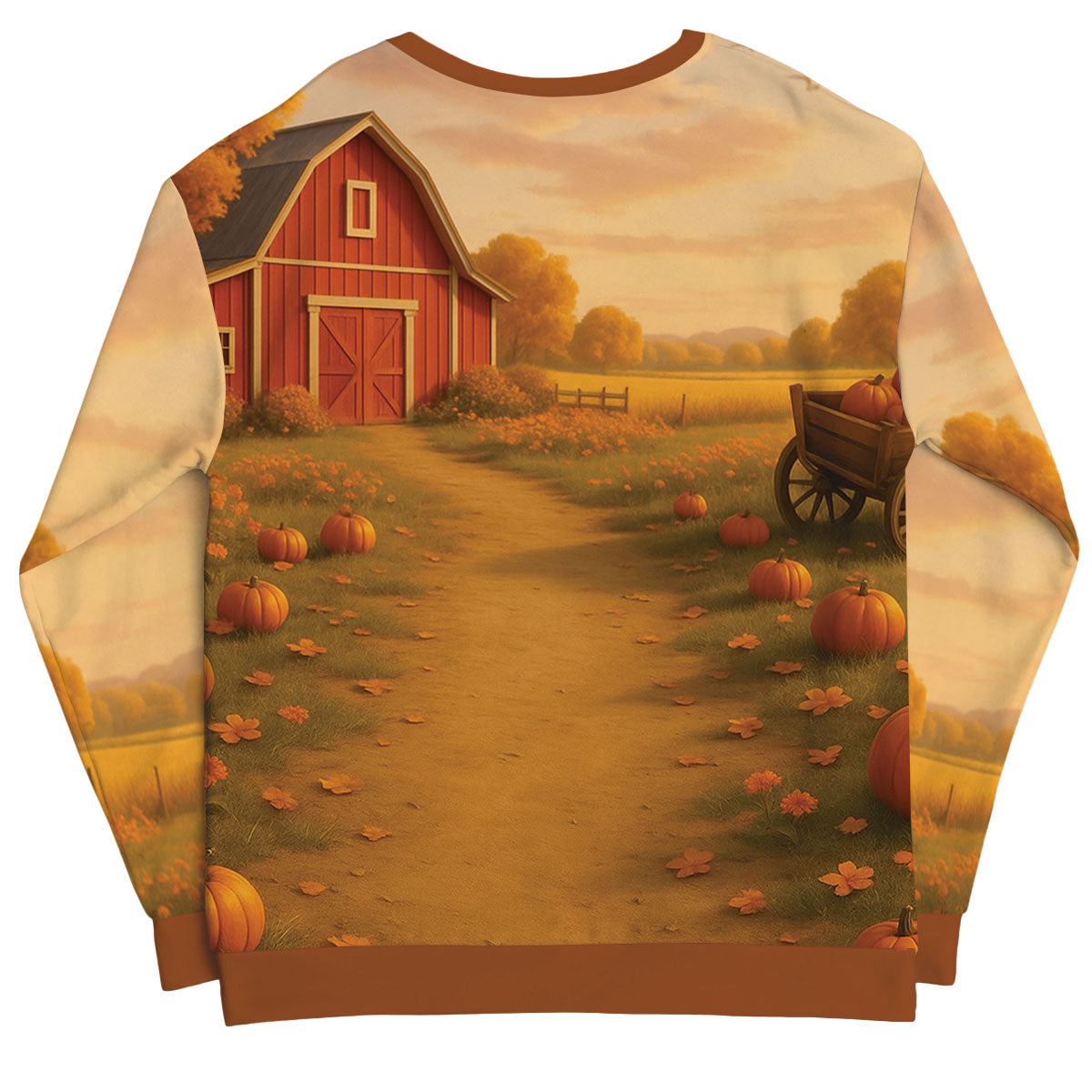 Grandma Grandkids Scarecrow Personalized 3D Effect Sweatshirt, Fall Season Gift for Grandma
