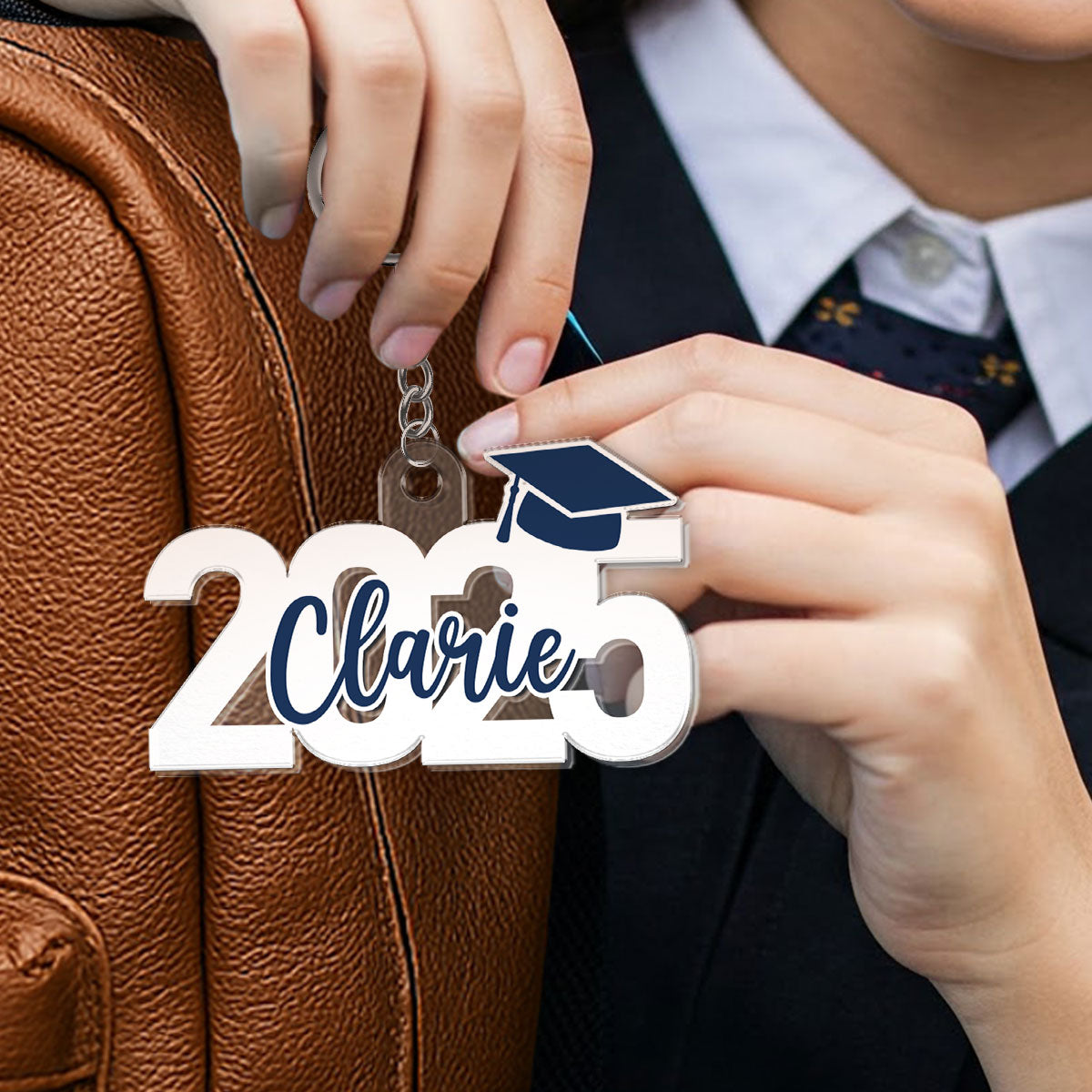 2025 Graduation Senior Custom Name Personalized Acrylic Keychain