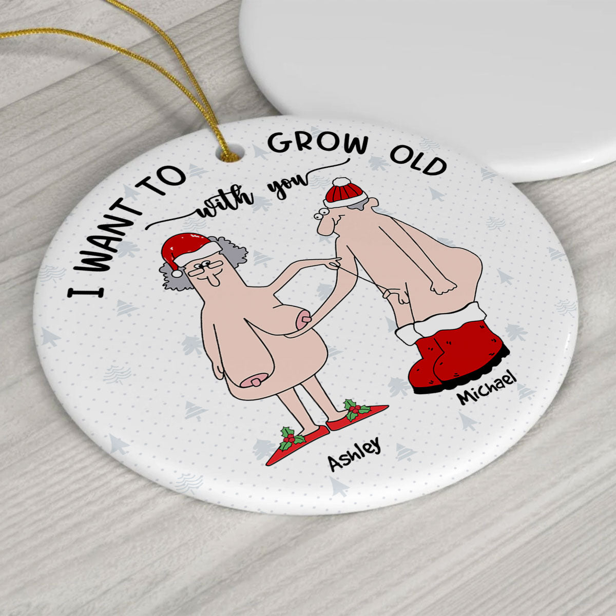 Funny Anniversary Gifts Christmas Ornament Gift for Wife Husband Girlfriend Boyfriend Him Her Personalized Ornament 2024