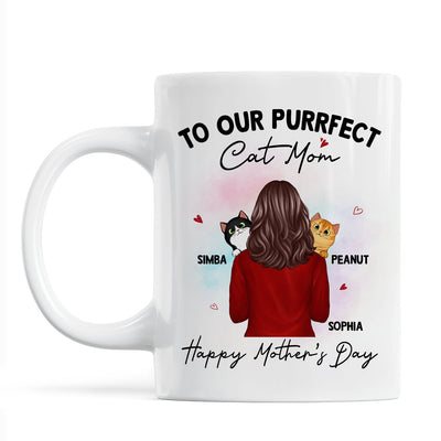 To My Purrfect Cat Mom Happy Mother‘s Day Personalized Mug