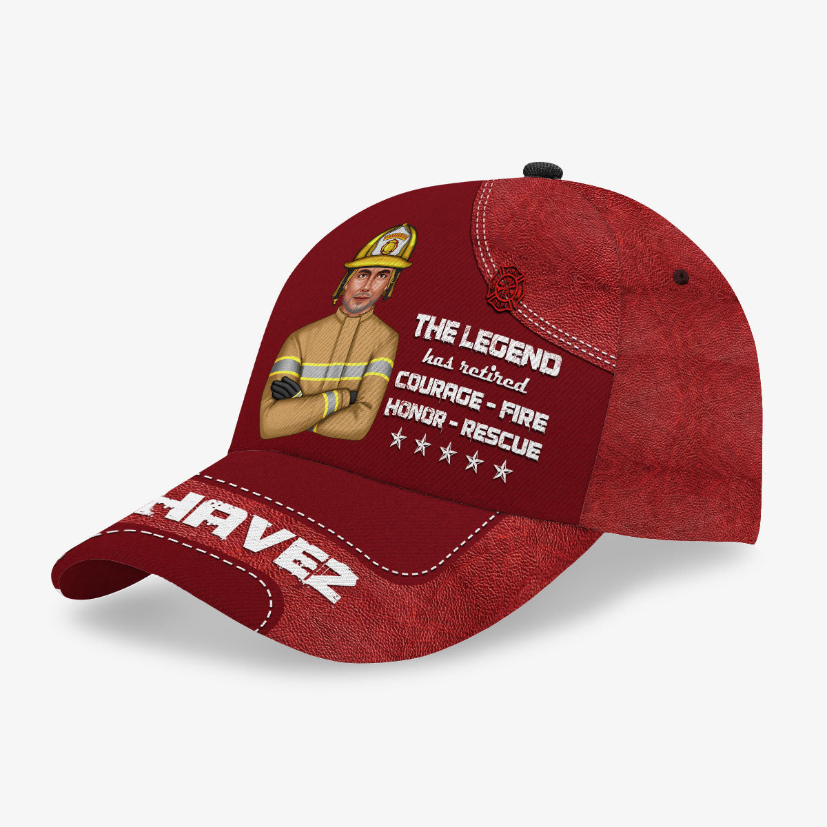 The Legend Has Retired Firefighter Personalized Classic Cap