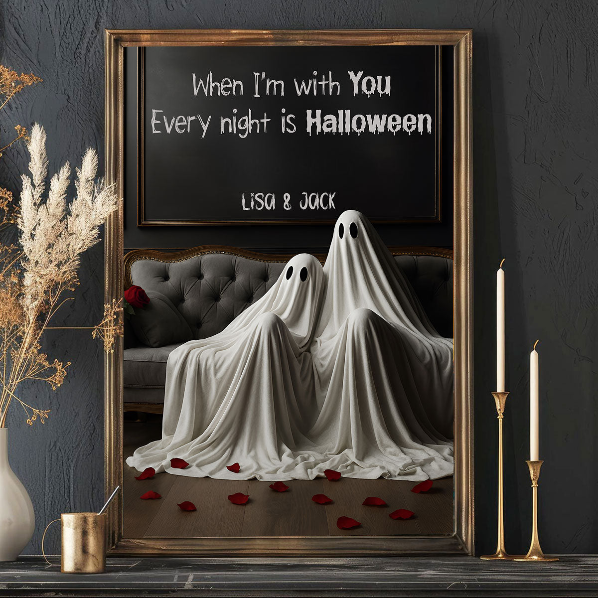 In This Life and the Next Couple Halloween Personalized Poster