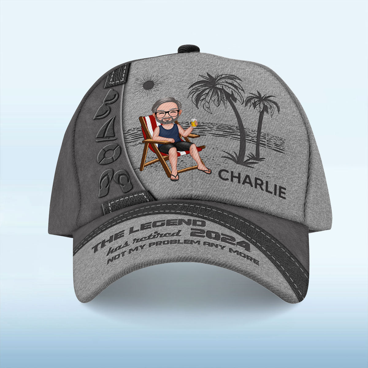 Retired Legend Summer Gift Retirement Gift Personalized Classic Cap