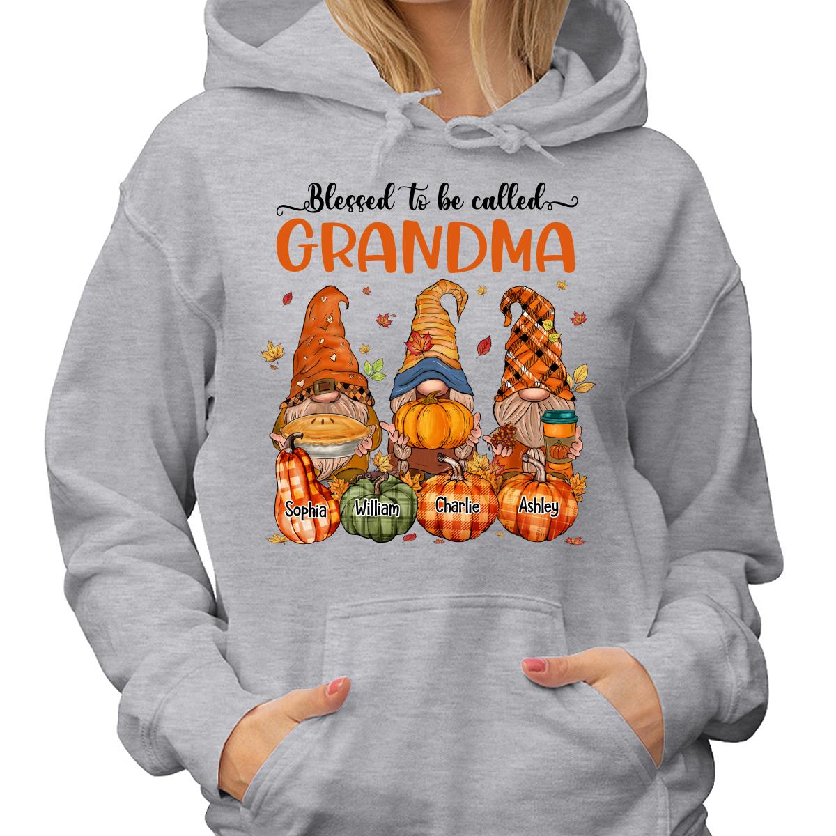 Fall Season Autumn Gnomes Pumpkins Personalized Shirt