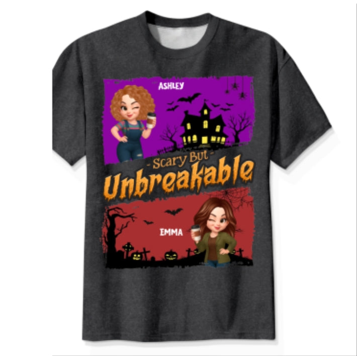 Retro Besties Sisters Horror Halloween Personalized Shirt