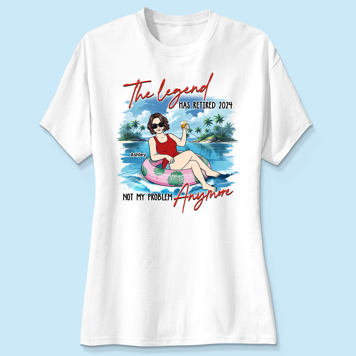 Retirement Gift Summer Man Woman Personalized Shirt