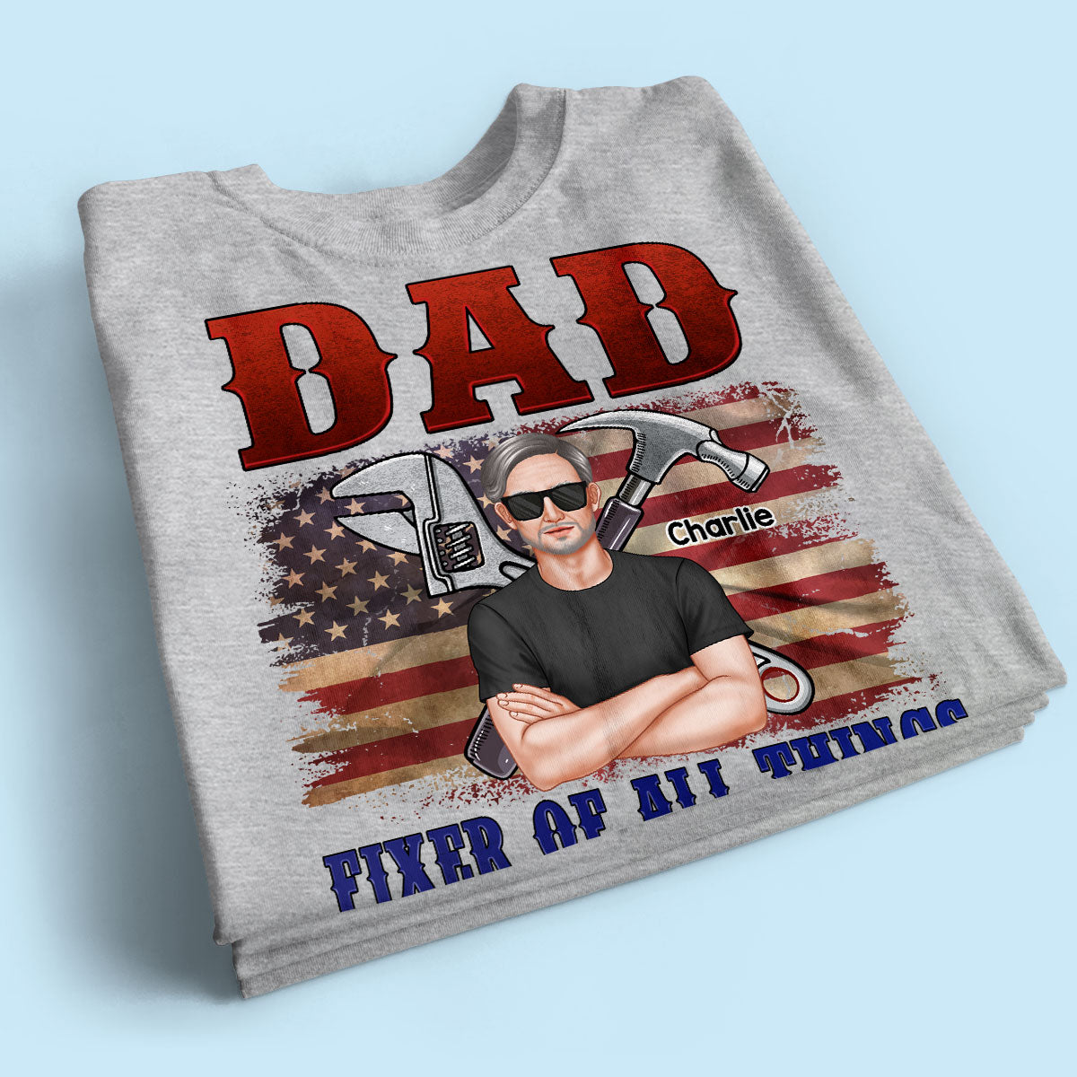Dad Fixer Of All Things Personalized Shirt