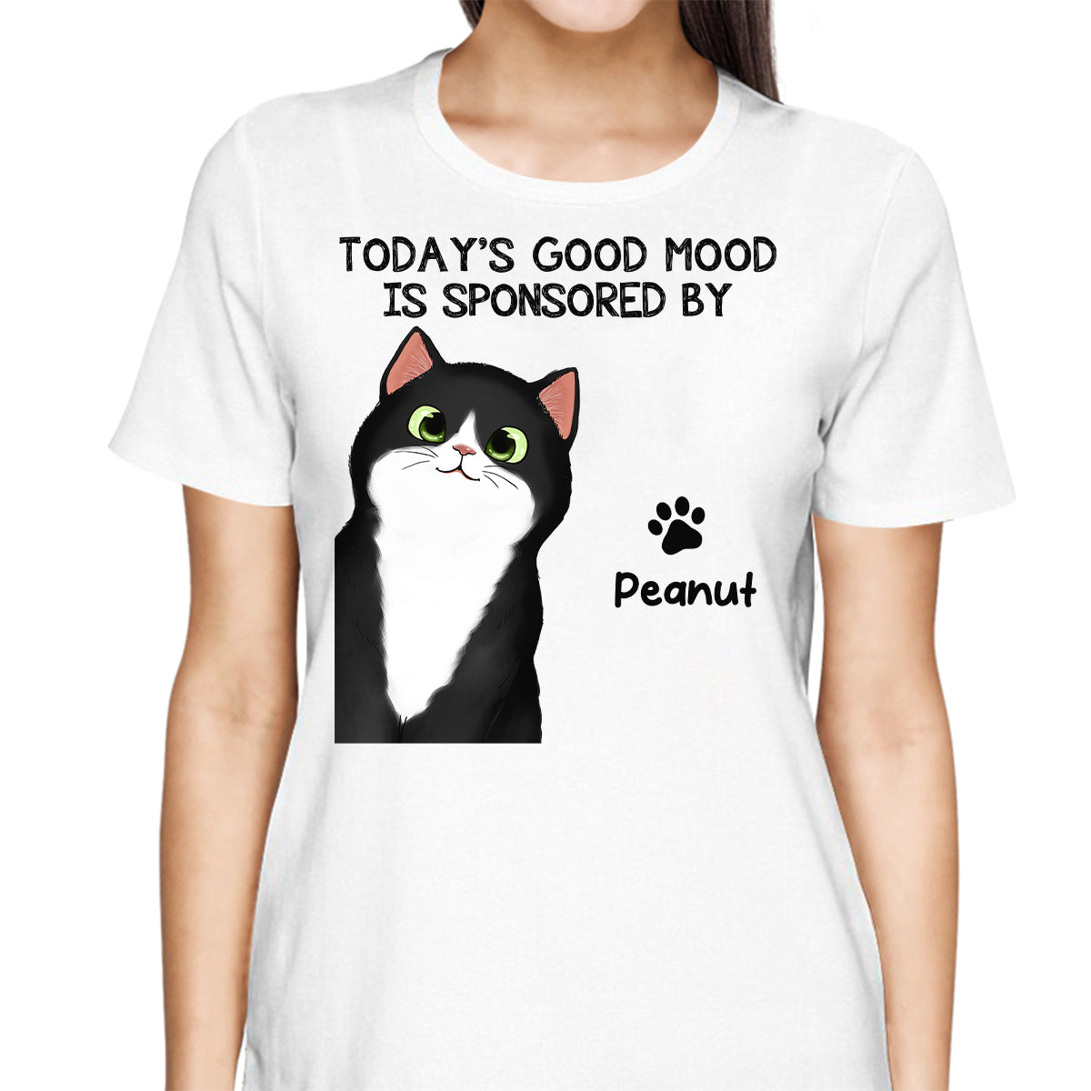 Today‘s Good Mood Is Sponsored By Fluffy Cats Personalized Shirt
