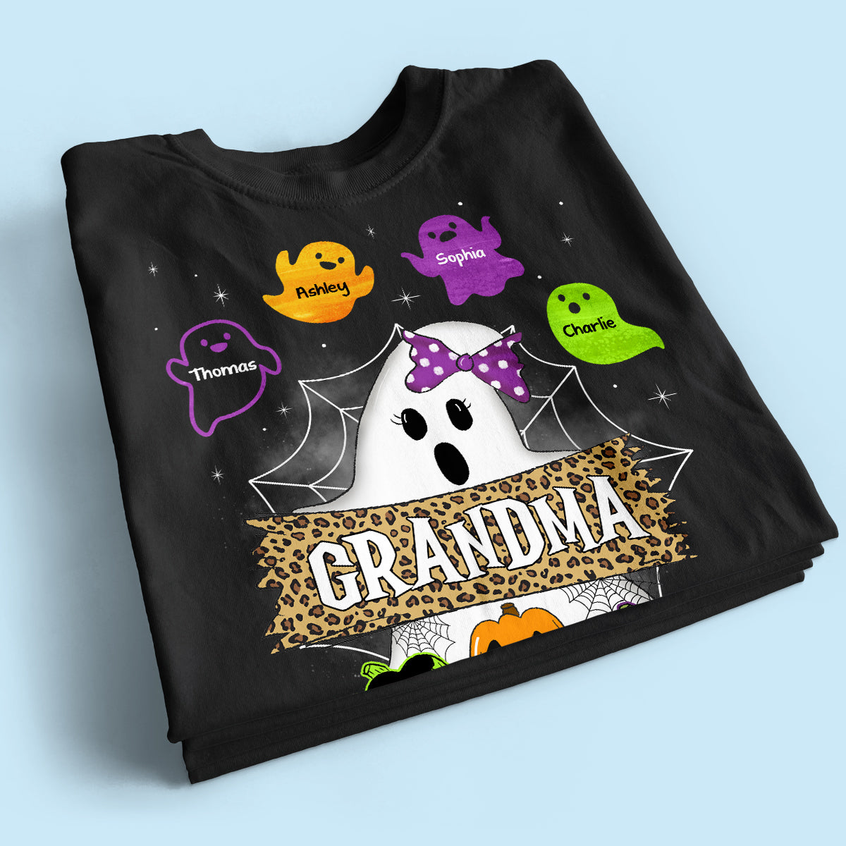 Grandma Mom Boo Crew Personalized Shirt