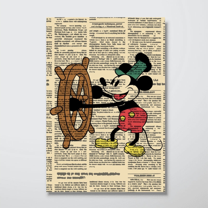 Famous Cartoon Character Personalized Vertical Poster
