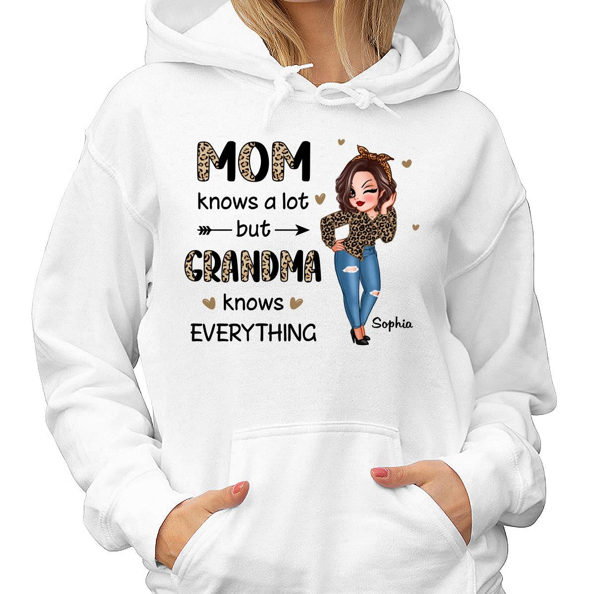 Grandma Knows Everything Personalized Shirt