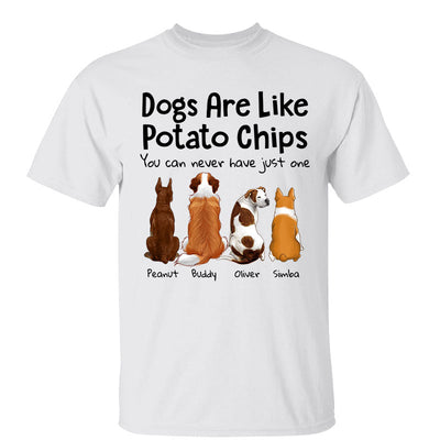 Dogs Cats Like Potato Chips Dog Cat Back View Pet Love Gift Personalized Shirt