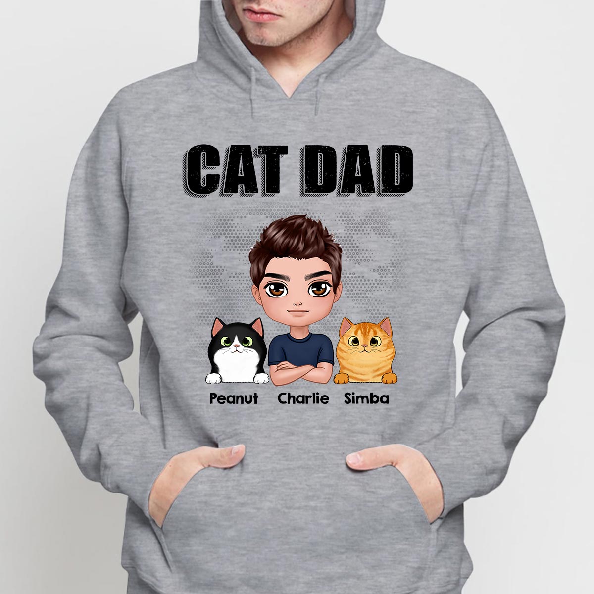 Doll Man Cat Dad Gift For Cat Lovers Personalized Shirt