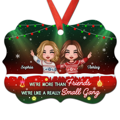 Doll Besties More Than Friends Happy Doll Neon Personalized Christmas Ornament