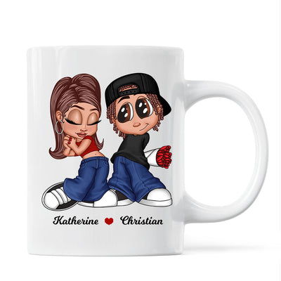 Y2K Couple Personalized Mug, Gift For Him, For Her