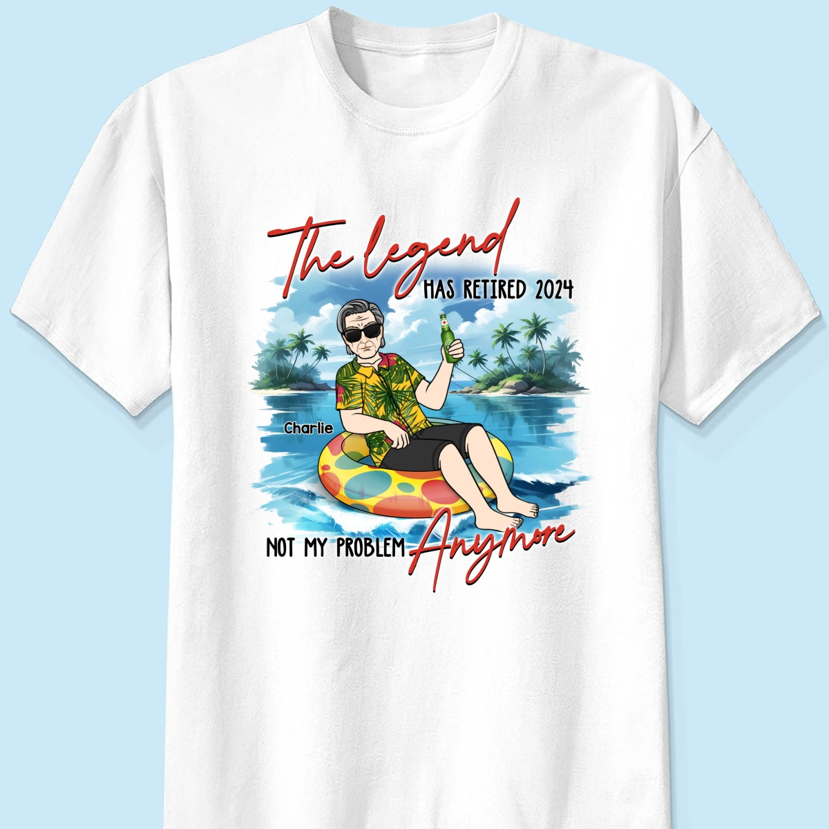 Retirement Gift Summer Man Woman Personalized Shirt