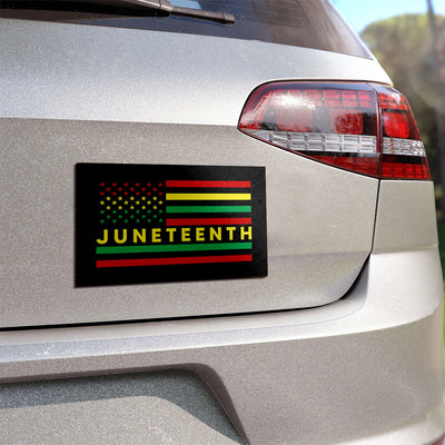 Juneteenth Celebration African American Black Pride Flag Car Magnet